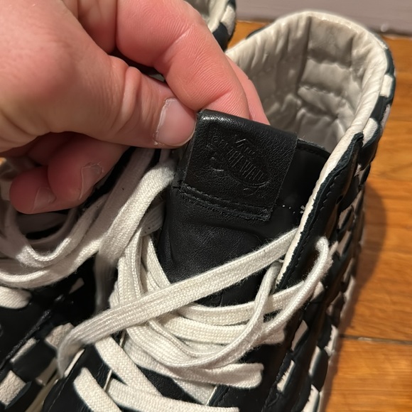 Vans VAULT OG SK8-HI LX 50th Anniversary Checkerboard Woven - Picture 7 of 9